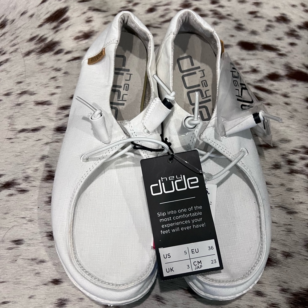 Hey Dude White Casual Shoes